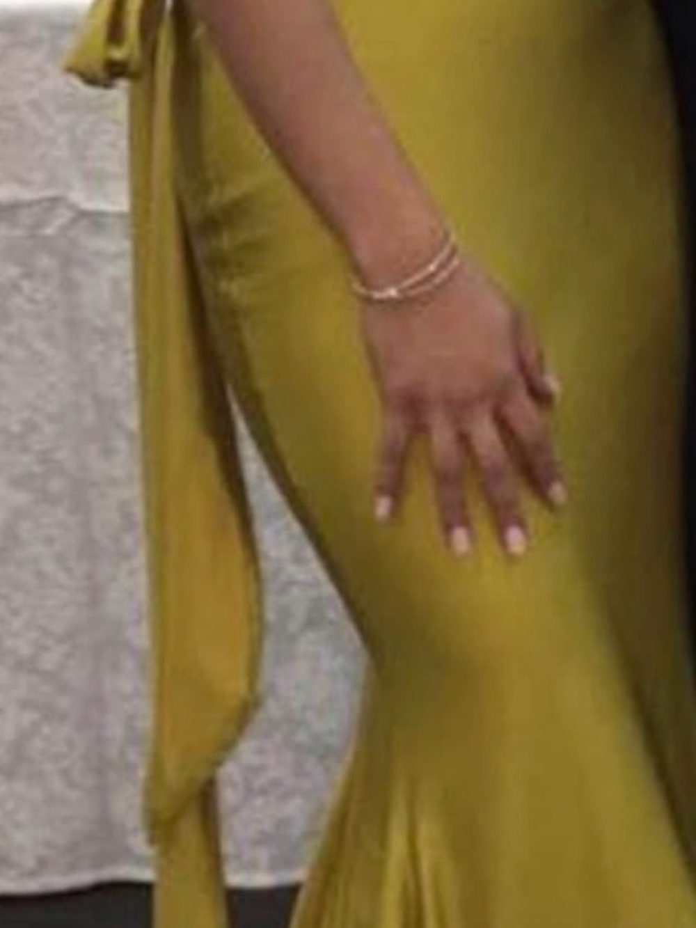 Sleek Mustard Yellow Maxi Wrap-Back Dress